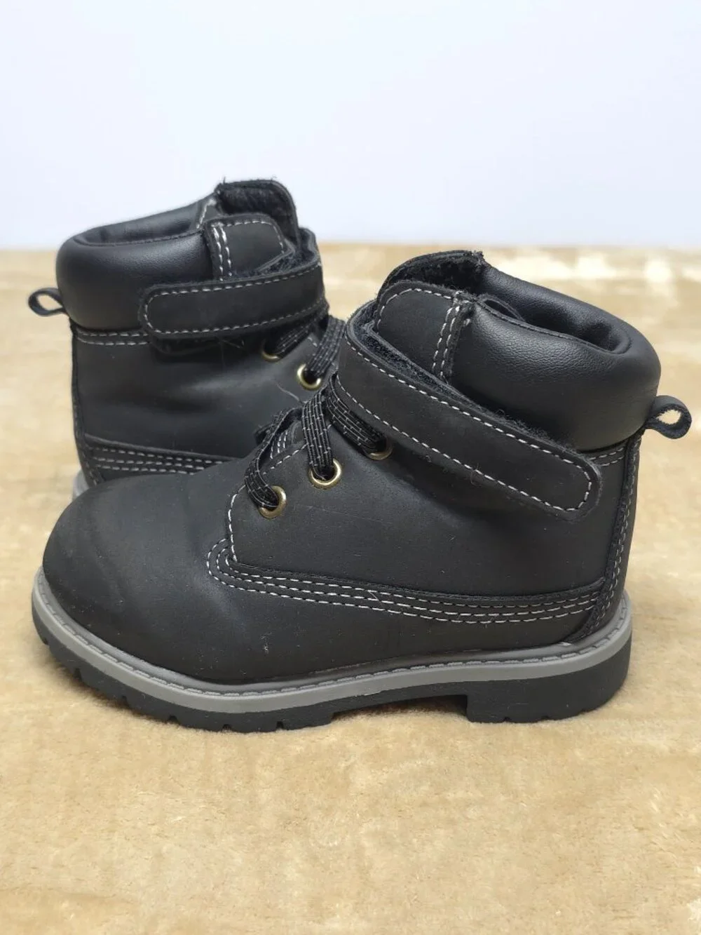 Kids Shoes Lot 2 Wonder Nation Boots 7 Rebel Primark High Tops 8 Black White